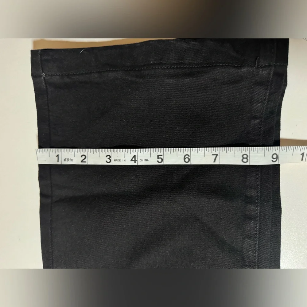 ETTELO Jeans High Waisted Straight Leg Loose Stretchy. Size:2 - Picture 15 of 16